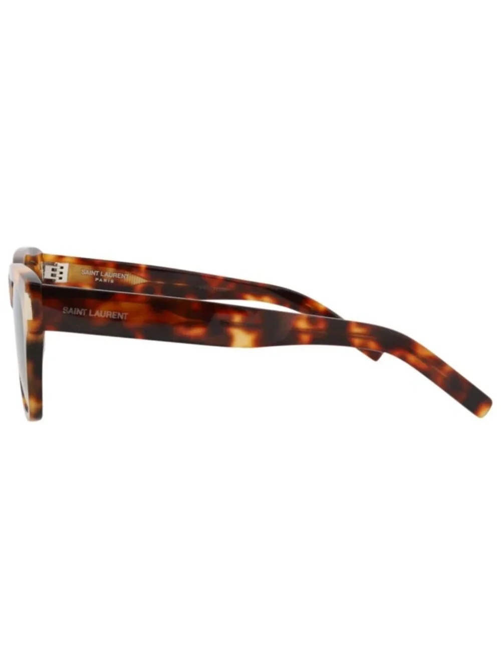 New Saint Laurent Women's Sunglasses Square Rectangle Acetate Frame Unisex Brown